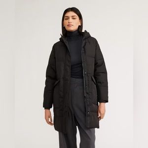 Everlane ReNew Long Puffer in Black